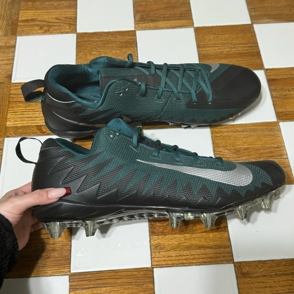 Nike Alpha Menace Pro Low Football Cleats Size 15 Men Green Black